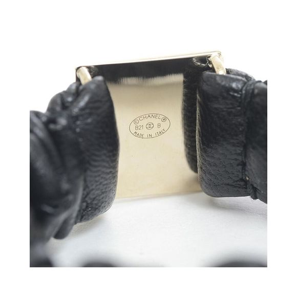 Chanel Leather Coco Mark Hair Tie - Picture 5 of 5